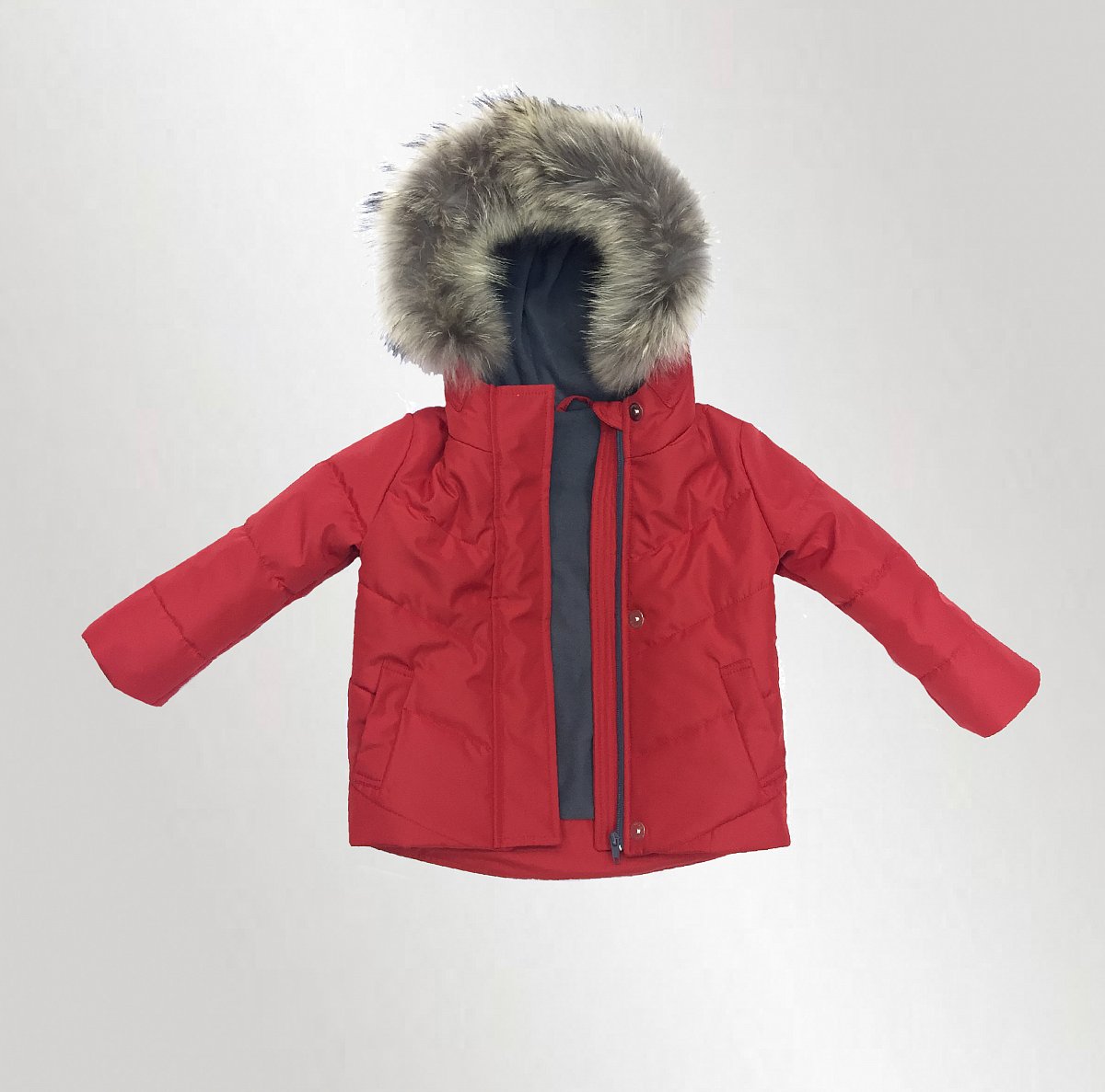 Пошив детских курток - пример модели детская утепленная куртка