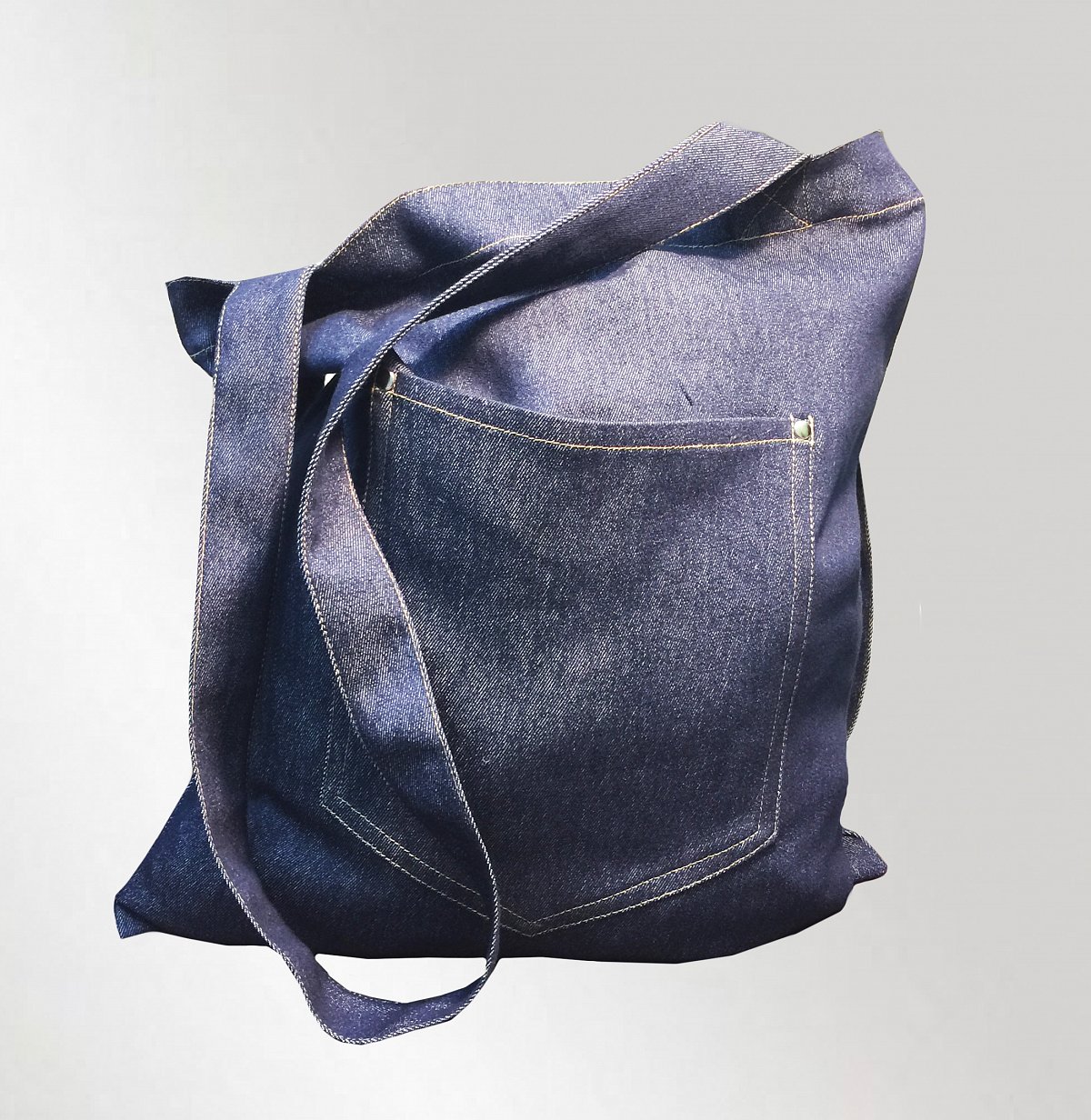 Пошив промо сумок - пример изделия: Джинсовая промо сумка