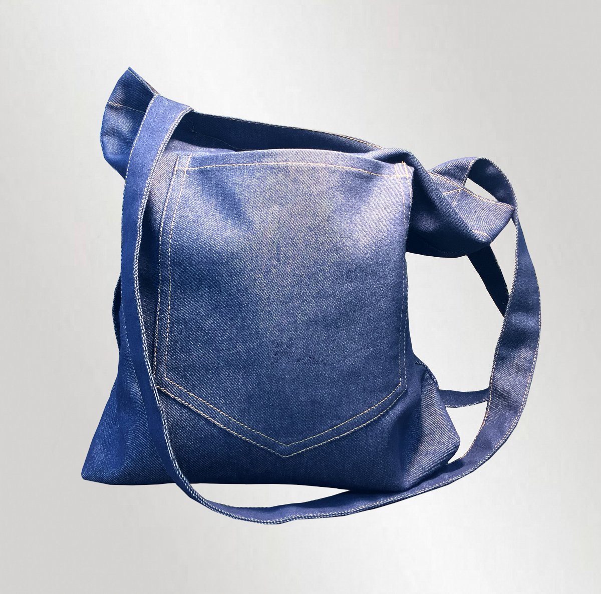 Пошив промо сумок - пример изделия: Джинсовая промо сумка