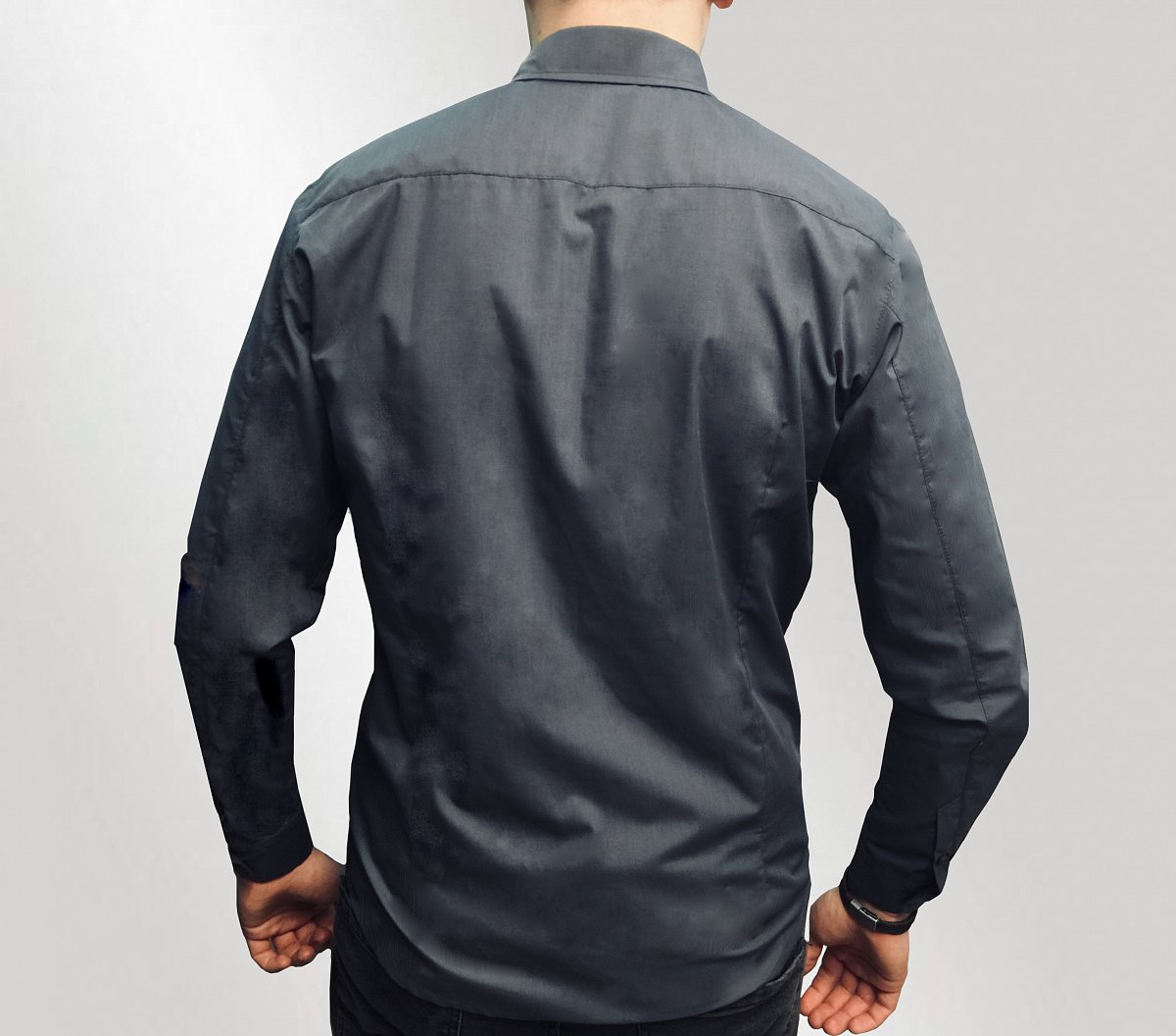Пошив рубашек - пример модели мужская рубашка с брендированием